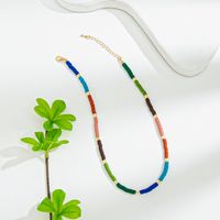 Wholesale Jewelry Cute Sweet Simple Style Color Block Alloy Soft Clay Beaded main image 7