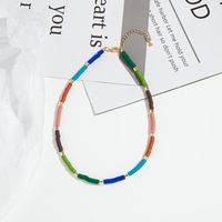 Wholesale Jewelry Cute Sweet Simple Style Color Block Alloy Soft Clay Beaded sku image 1