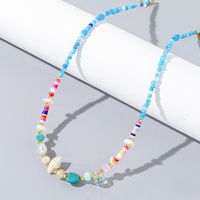 Großhandel Schmuck IG-Stil Farbblock Künstlicher Kristall Halskette main image 4
