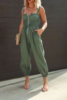 Women's Daily Streetwear Solid Color Full Length Pocket Jumpsuits main image 1