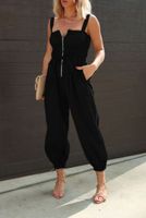 Women's Daily Streetwear Solid Color Full Length Pocket Jumpsuits main image 6