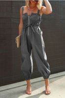 Women's Daily Streetwear Solid Color Full Length Pocket Jumpsuits main image 2