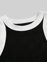 Women's Vest Tank Tops Simple Style Solid Color main image 2