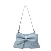 Women's One Size Pu Leather Solid Color Classic Style Sewing Thread Zipper Shoulder Bag sku image 4