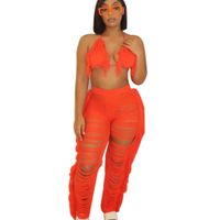 Holiday Beach Women's Sexy Solid Color Spandex Pants Sets Pants Sets main image 4