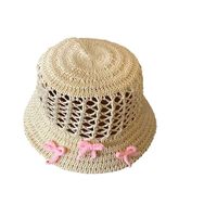 Women's Casual Bow Knot Wide Eaves Straw Hat main image 2