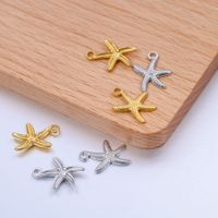 A Pack Of 3 18*14mm 304 Stainless Steel Starfish Polished Pendant main image 4