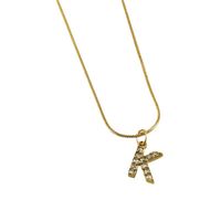 304 Stainless Steel Casual Letter Pendant Necklace main image 3