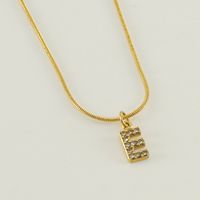 304 Stainless Steel Casual Letter Pendant Necklace sku image 5