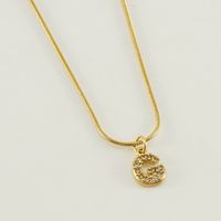 304 Stainless Steel Casual Letter Pendant Necklace sku image 7