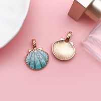 1 Pièce 13*13mm Alliage Coquille Brillant Pendentif sku image 14