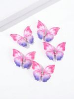 Women's Sweet Solid Color Butterfly Ferroalloy Hair Clip main image 1