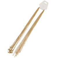 10 PCS/Package 500*1.5mm 304 Stainless Steel 18K Gold Plated Rose Gold Plated Solid Color Polished Chain sku image 4
