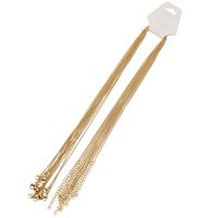 10 PCS/Package 500*1.5mm 304 Stainless Steel 18K Gold Plated Rose Gold Plated Solid Color Polished Chain sku image 7