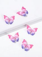 Women's Sweet Solid Color Butterfly Ferroalloy Hair Clip main image 3