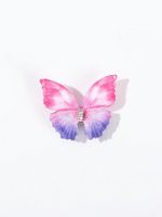 Women's Sweet Solid Color Butterfly Ferroalloy Hair Clip main image 5