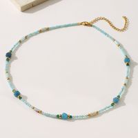 Simple Style Geometric Beaded Plating 18K Gold Plated Women's Necklace main image 5