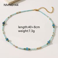 Simple Style Geometric Beaded Plating 18K Gold Plated Women's Necklace main image 2