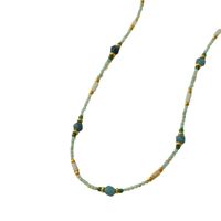 Simple Style Geometric Beaded Plating 18K Gold Plated Women's Necklace main image 3