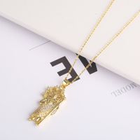 Copper 18K Gold Plated Simple Style Classic Style Inlay Color Block Rhinestones Jewelry Set sku image 3