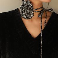 IG Style Modern Style Classic Style Flower Leopard Cloth Women's Choker main image 5