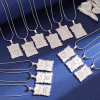 304 Stainless Steel Simple Style Constellation Pendant Necklace main image 1