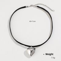Wholesale Jewelry Sweet Heart Shape CCB Iron Plating Necklace sku image 3