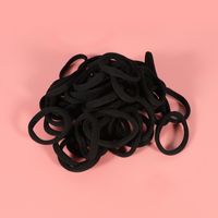 Women's Simple Style Solid Color Cloth Hair Tie Rubber Band sku image 1