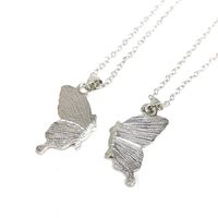 Cute Sweet Butterfly Alloy Enamel Plating Silver Plated Women's Pendant Necklace main image 7