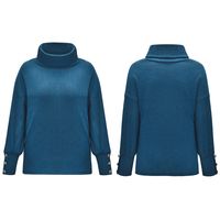 Women'S Sweater Long Sleeve Sweaters & Cardigans Button Fashion Solid Color main image 5