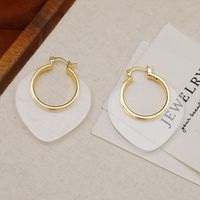 1 Pair Elegant Sweet Triangle Plating Copper 18K Gold Plated Earrings main image 7