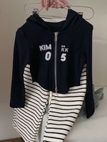 Casual Letter Stripe Simple Printing Stripe Cotton Girls Clothing Sets main image 7