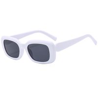 Streetwear Solid Color Ac Square Full Frame Women's Sunglasses main image 3