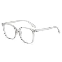 Simple Style Solid Color Pc Square Full Frame Optical Glasses main image 4