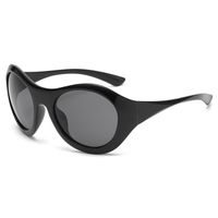 Simple Style Classic Style Color Block Pc Oval Frame Full Frame Women's Sunglasses main image 2