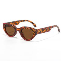 Streetwear Color Block Pc Oval Frame Full Frame Women's Sunglasses sku image 3