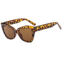 Streetwear Solid Color Leopard Ac Butterfly Frame Full Frame Women's Sunglasses sku image 2