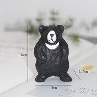 Cute Wooden Small Animal Ornaments Pendants Cartoon Cute Wood Carving sku image 14