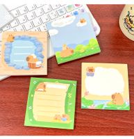 1 Piece Cartoon Learning Paper Cartoon Style Sticky Note main image 1