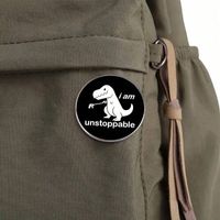 Cute Letter Dinosaur Alloy Buckle Unisex Brooches main image 4