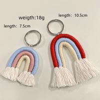 Cute Letter Alloy Keychain main image 2