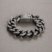 Hip-Hop Geometric 304 Stainless Steel 18K Gold Plated Men's Bracelets main image 4