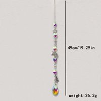 Nordic Style Household Geometric Moon Water Droplets Artificial Crystal Alloy Pendant Artificial Decorations main image 5