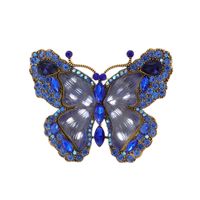 Elegante Animal Mariposa Rana Aleación Diamante De Imitación Unisexo Broches sku image 14