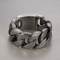 Hip-Hop Geometric 304 Stainless Steel 18K Gold Plated Men's Bracelets main image 5