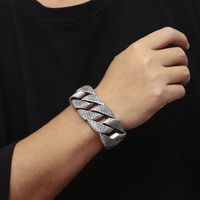 Hip-Hop Geometric 304 Stainless Steel 18K Gold Plated Men's Bracelets main image 9