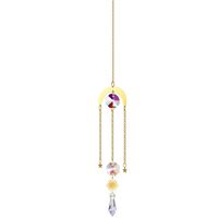 Simple Style Geometric Star Moon Artificial Crystal Alloy Pendant Artificial Decorations main image 3