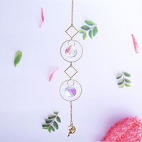 Simple Style Geometric Star Moon Artificial Crystal Alloy Pendant Artificial Decorations main image 6