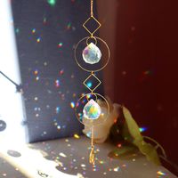 Simple Style Geometric Star Moon Artificial Crystal Alloy Pendant Artificial Decorations main image 5