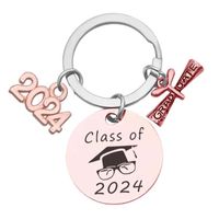 2022 Graduation Saison Geschenk Ich Absolvierte Schriftzug Edelstahl Keychians Großhandel sku image 10